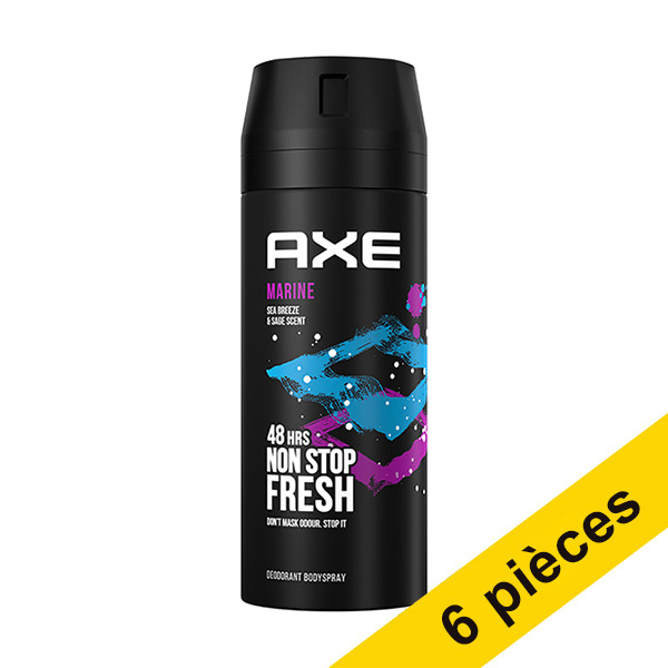 Aanbieding: 6x Axe Marine deodorant - body spray (150 ml) SAX00230 - 1