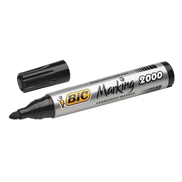BIC 2000 Ecolutions marqueur permanent (1,7 mm ogive) - noir 240458 - 1