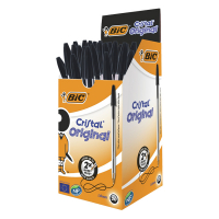 BIC Cristal stylo à bille (50 pièces) - noir 224610