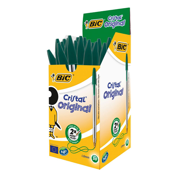 BIC Cristal stylo à bille (50 pièces) - vert 224614 - 1