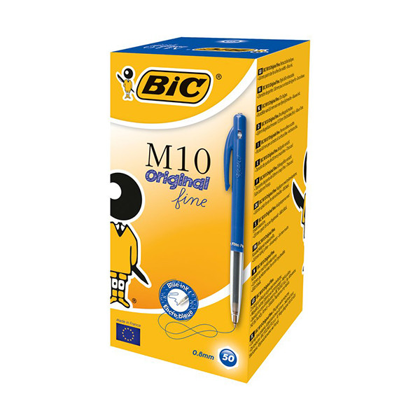 BIC M10 Clic stylo à bille (50 pièces) - bleu 224663 - 1