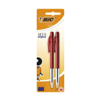 BIC M10 Clic stylo à bille médium (2 pièces) - rouge 224658