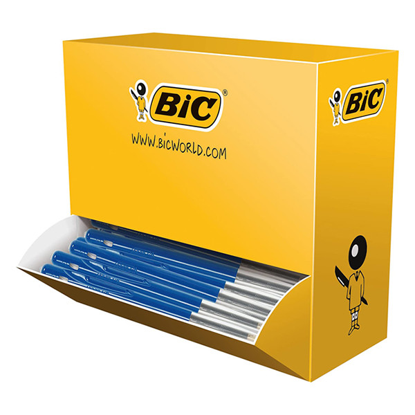 BIC M10 Clic stylo à bille médium pack avantageux (100 pièces) - bleu 224668 - 1