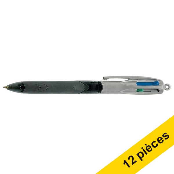 Offre : 12x BIC 4 Colours Grip Pro stylo à bille 240022 - 1