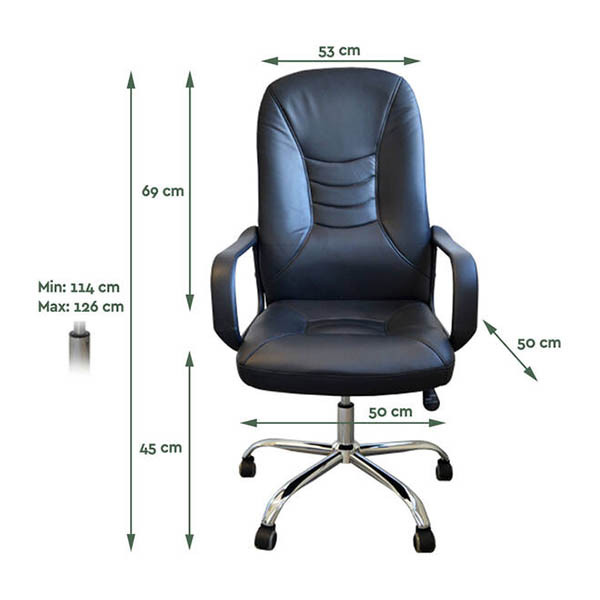 BRASQ OC500 Comfort chaise de bureau ergonomique en similicuir 202125 - 2