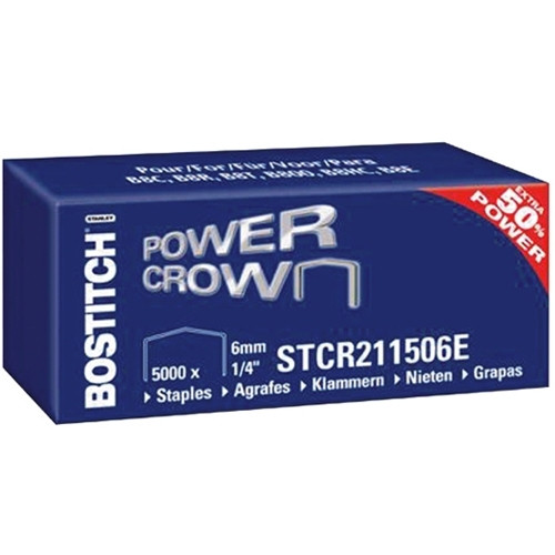 Bostitch B8 power crown agrafes (5000 agrafes) 204108 - 1