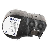 Étiquettes Brady M5-111-145FR-GY en polyéthylène 19,05 mm x 30,63 mm (d'origine) - noir sur gris 148394
