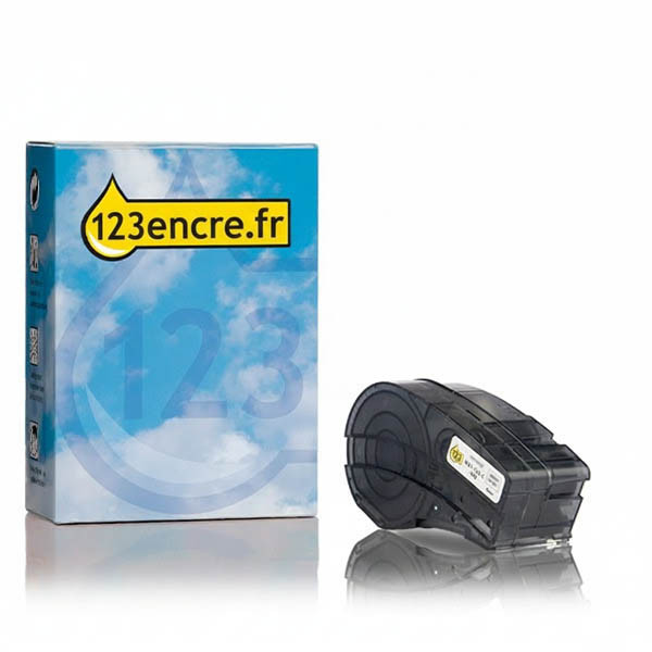 Brady M21-125-C-342 ruban thermorétractable 6,00 mm x 2,10 m (marque 123encre) - noir sur blanc 147145 - 1