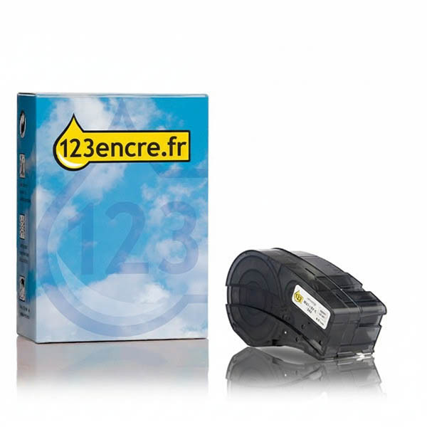 Brady M21-187-C-342 ruban thermorétractable 8,51 mm x 2,10 m (marque 123encre) - noir sur blanc 147151 - 1