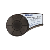 Brady M21-250-595-WT ruban adhésif vinyle noir sur blanc 6,35 mm x 6,40 m (d'origine) 147160 - 1