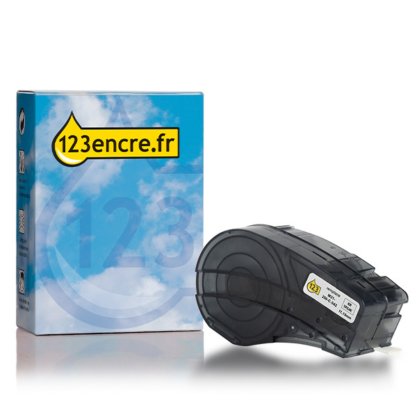 Brady M21-250-C-342 gaine thermorétractable 11,15 mm x 2,10 m (marque 123encre) - noir sur blanc 147739 - 1