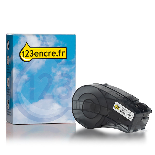 Brady M21-500-499 ruban nylon 12,7 mm x 4,88 m (marque 123encre) - noir sur blanc 147755 - 1