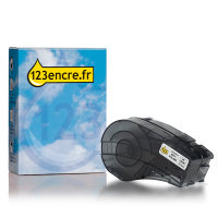 Brady M21-500-499 ruban nylon 12,7 mm x 4,88 m (marque 123encre) - noir sur blanc 147755