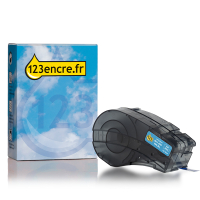 Brady M21-500-595-BL ruban vinyle 12,7 mm x 6,40 m (marque 123encre) - blanc sur bleu 147757