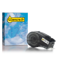 Brady M21-750-430 ruban polyester 19,1 mm x 6,40 m (marque 123encre) - noir sur transparent 147766