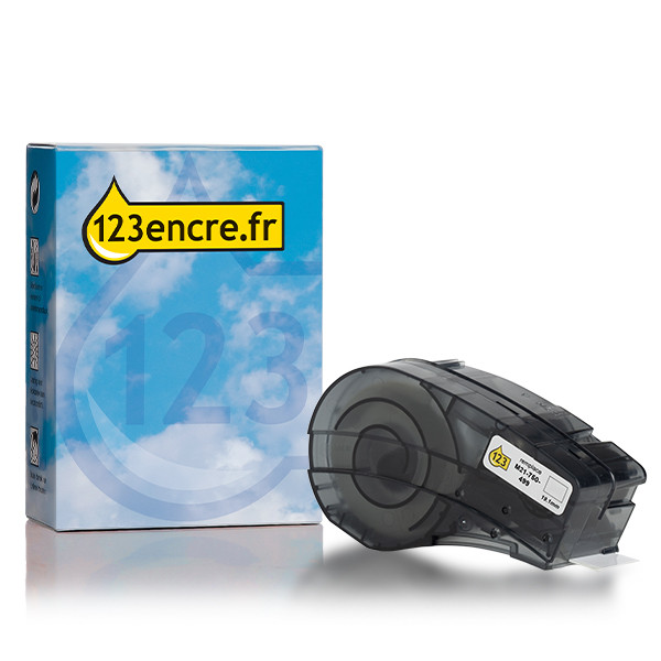 Brady M21-750-499 ruban nylon 19,1 mm x 4,88 m (marque 123encre) - noir sur blanc 147768 - 1