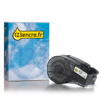 Brady M21-750-499 ruban nylon 19,1 mm x 4,88 m (marque 123encre) - noir sur blanc 147768