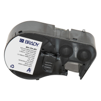 Brady M4-124-461 étiquettes en polyester laminé 12,7 mm x 41,91 mm x 19,05 mm (d'origine) - noir sur blanc/transparent 148142