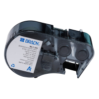 Brady M4-7-595 étiquettes en vinyle 12,70 mm x 12,70 mm (d'origine) - noir sur blanc 147947