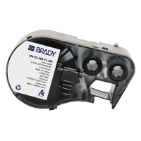 Brady M4-82-499-YL-BK étiquettes en tissu nylon Ø 9,53 mm (d'origine) - noir sur jaune 147975