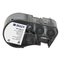 Brady M4C-250-414 étiquettes à crochets en polyester 6,35 mm x 3,66 m (d'origine) - noir sur blanc 147942