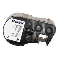Brady M4C-475-422 étiquettes en polyester 12,07 mm x 7,62 m (d'origine) - noir sur blanc 148202
