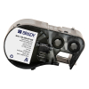 Brady M4C-750-595-WT-BK étiquettes en vinyle 19,05 mm x 7,62 m (d'origine) - noir sur blanc 147977 - 1