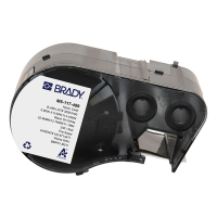 Brady M5-117-499 étiquettes en tissu nylon 12,7 mm x 25,4 mm (d'origine) - noir sur blanc 148306