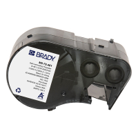 Brady M5-75-461 étiquettes en polyester laminé 25,4 mm x 66,68 mm x 25,4 mm (d'origine) - noir sur blanc/transparent 148116
