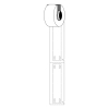 Brady M6-15x75-7643-WT étiquettes en polyuréthane 15 mm x 75 mm (d'origine) - blanc 148086 - 1