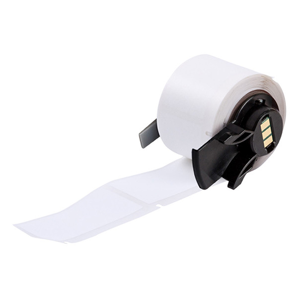 Brady M6-20-7351 étiquettes en vinyle 25,40 mm x 50,80 mm (d'origine) - blanc 148097 - 1