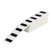 Brady M71EP-6-7593-BK étiquettes en polyester laminé 45,00 mm x 15,00 mm (d'origine) - noir 147442