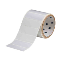 Brady THT-18-413-3 étiquettes en polyester 76,20 x 25,40 mm (d'origine) - argenté mat 147722