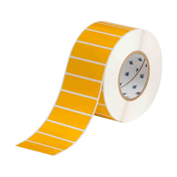 Brady THT-18-423-3-YL étiquettes en polyester 76,20 x 25,40 mm (d'origine) - jaune brillant 147692