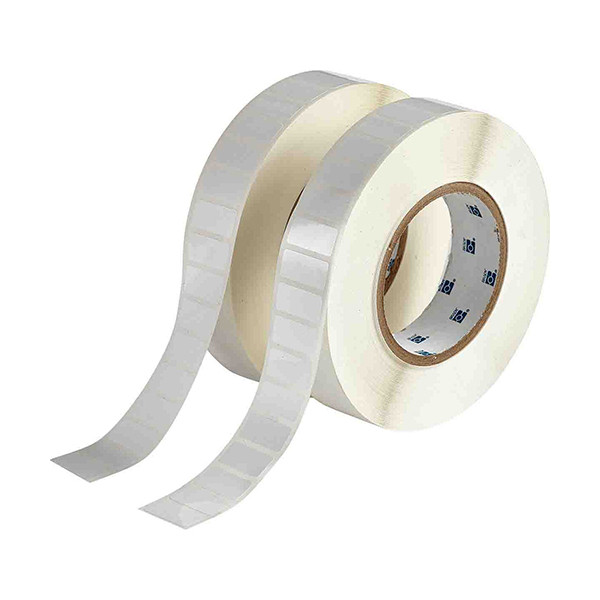 Brady THT-59-533-10 étiquettes amovibles en polyester 25,40 x 12,70 mm (d'origine) - blanc brillant 147706 - 1