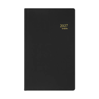 Brepols Agenda Breform Seta 2027 agenda journalier avec horaires (1 jour par page) 6 langues - noir 440266