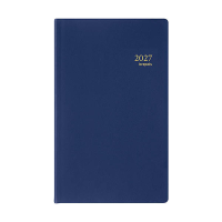 Brepols Agenda Building Seta 2027 agenda journalier avec horaires (1 jour par page) 6 langues - bleu 440264