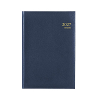 Brepols Agenda Minister Lima 2027 agenda journalier avec horaires (1 jour par page) 6 langues - bleu 440256