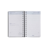 Brepols Breform Polyprop agenda journalier format horaire 2027 (1 jour par page) 6 langues - noir 440268 - 2