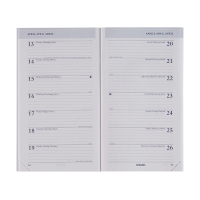 Brepols Breplan recharge d'agenda semainier 2026 (1 semaine par page) 6 langues 262506