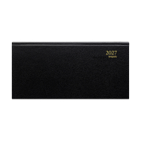Breprint Lima agenda semainier avec horaires 2027 (1 semaine sur 2 pages) 6 langues - noir 440353