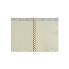 Brepols Bretime Calpe agenda hebdomadaire 16 mois 2026-2027 avec répartition horaire (1 semaine par 2 pages) 6 langues - noir 440185 - 2