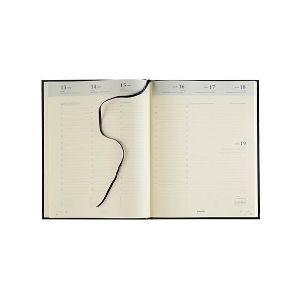 Brepols Concorde Lima 2027 agenda semainier (1 semaine par 2 pages) 6 langues - bordeaux 440213 - 2