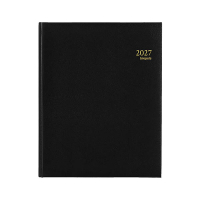Brepols Concorde Lima 2027 agenda semainier avec répartition par heure (1 semaine par 2 pages) 6 langues - noir 440212