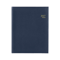 Brepols Concorde Lima agenda semainier avec répartition horaire 2027 (1 semaine par 2 pages) 6 langues - bleu 440214