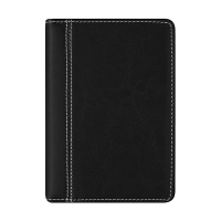 Brepols Delta Palermo agenda semainier 2026 (1 semaine sur 2 pages) 6 langues - noir 262510