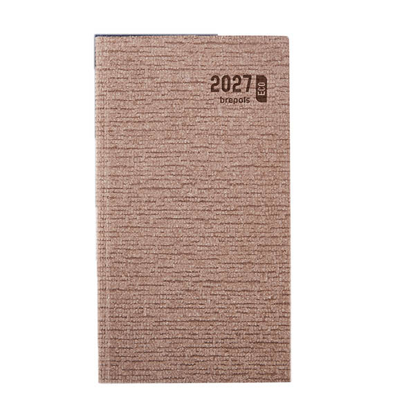 Brepols Ecorama Kazar agenda hebdomadaire 2027 (1 semaine par 2 pages) 6 langues - beige 440307 - 1