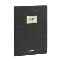 Essenz agenda semainier 16 mois 2026-2027 (1 semaine par page) 4 langues - anthracite 440354
