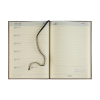Essenz agenda semainier 16 mois 2026-2027 (1 semaine par page) 4 langues - anthracite 440354 - 2