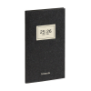 Brepols Interplan Essenz agenda semainier 16 mois 2025-2026 (1 semaine sur 2 pages) 6 langues - anthracite 262396 - 1